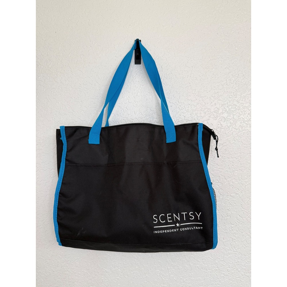 Scentsy Independent Consultant Black‎ Blue Insulated Tote Bag Cooler